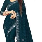 গ্লিটারিং গ্লো জেমস্টন শাড়ী - Image 4